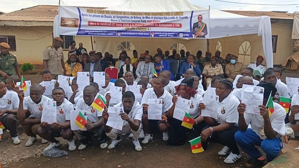 Cameroun 38 young inmates freed after paying debt through body constraint relief