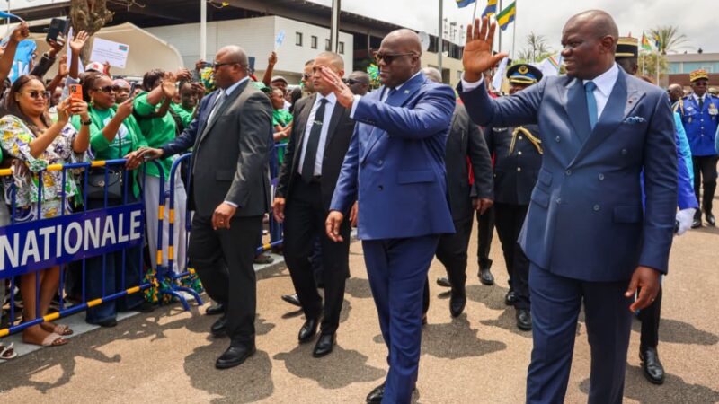 Félix-antoine tshisekedi’s working visit to Gabon strengthens bilateral ties