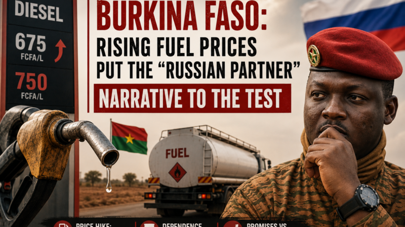 Burkina Faso’s fuel price hike challenges the narrative of Russian partnership
