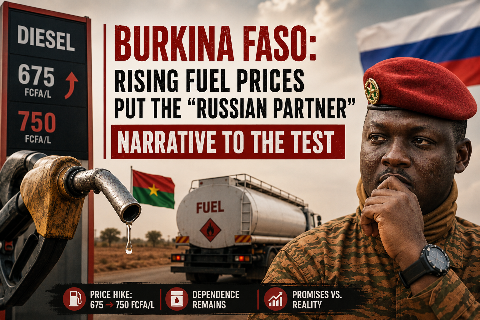 Burkina Faso’s fuel price hike challenges the narrative of Russian partnership