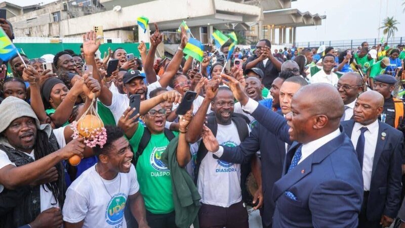 Gabon’s president joins Côte d’Ivoire’s independence day celebrations in Abidjan