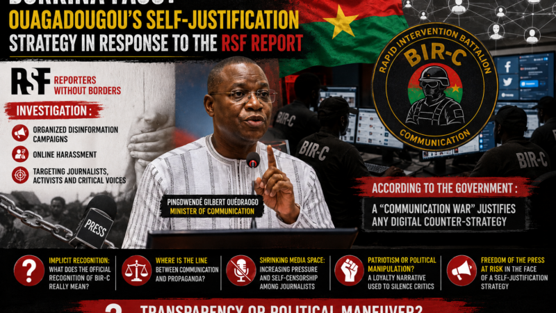 Burkina Faso’s justification strategy amid RSF allegations