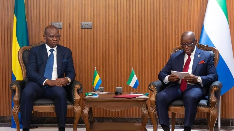 Gabon and Sierra Leone strengthen ties during historic state visit