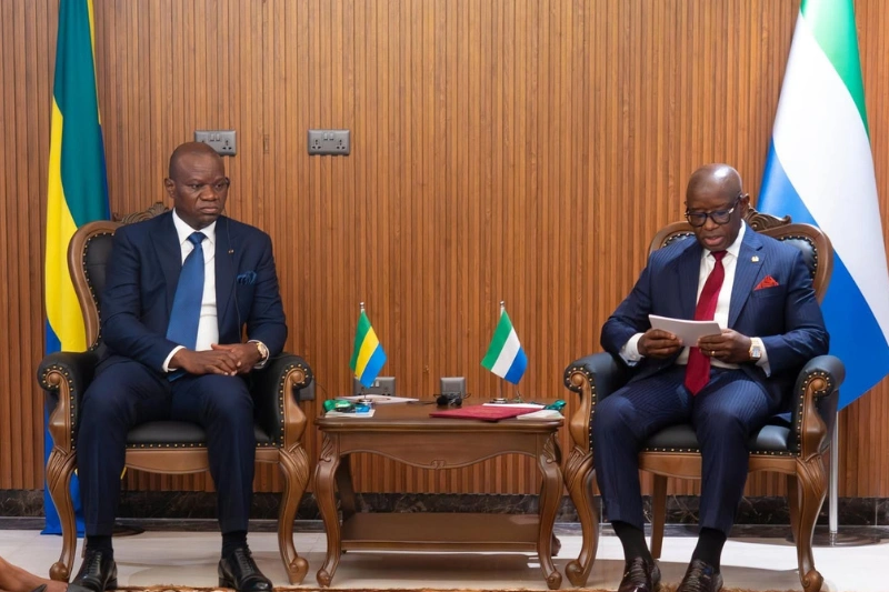 Gabon and Sierra Leone strengthen ties during historic state visit