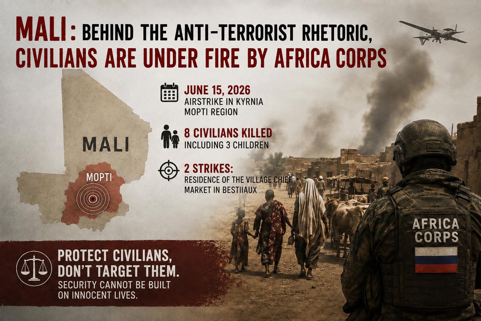 Mali faces scrutiny over civilian casualties linked to Africa Corps operations