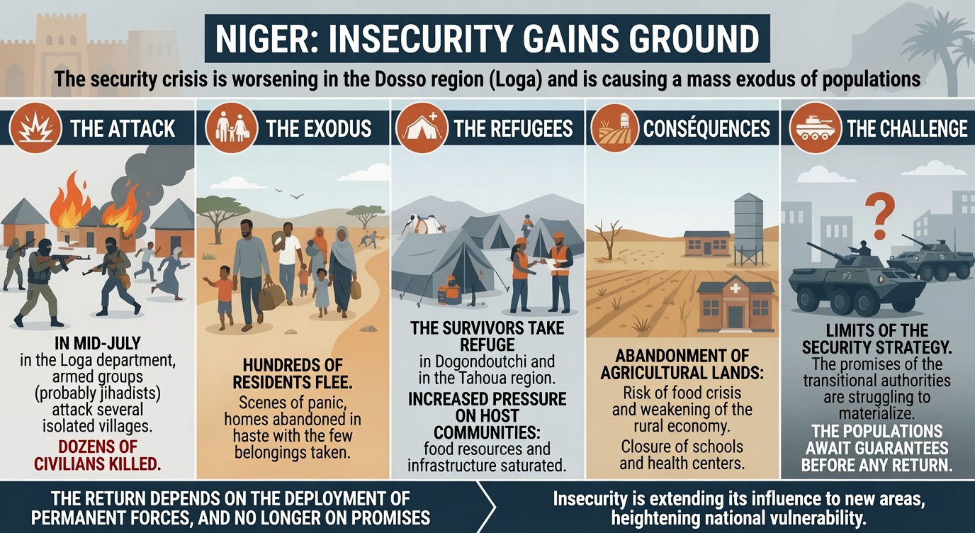 Niger’s escalating conflict displaces thousands in Loga, exposing security gaps