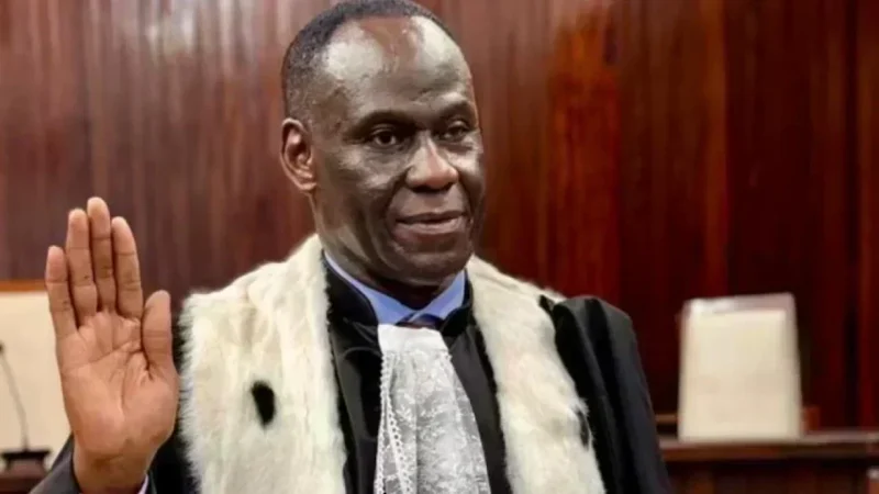 Ousmane diagne takes oath as Senegal’s constitutional council president