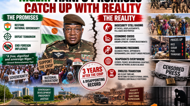 Three years after the coup: sovereignty promises in Niger face harsh reality
