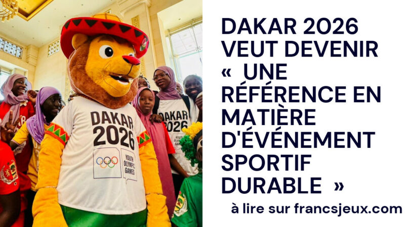 Dakar 2026: pioneering a sustainable legacy for youth olympic games