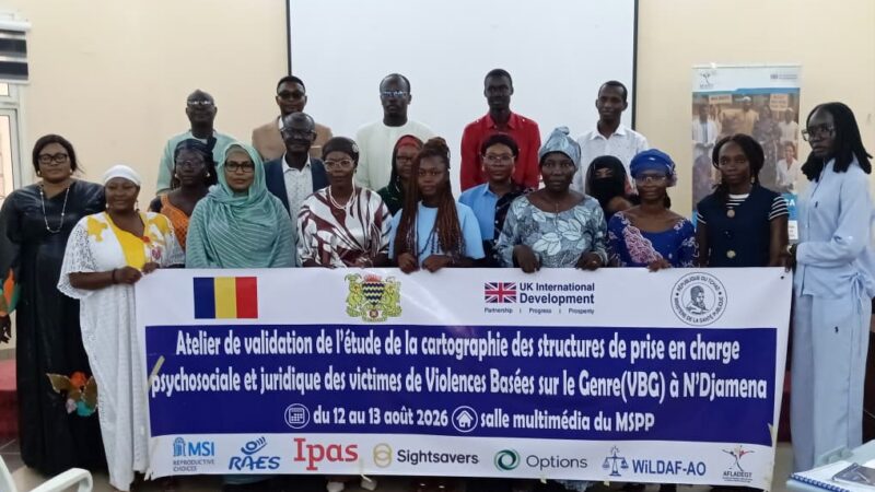 Chad capital hosts validation workshop for gender-based violence support mapping
