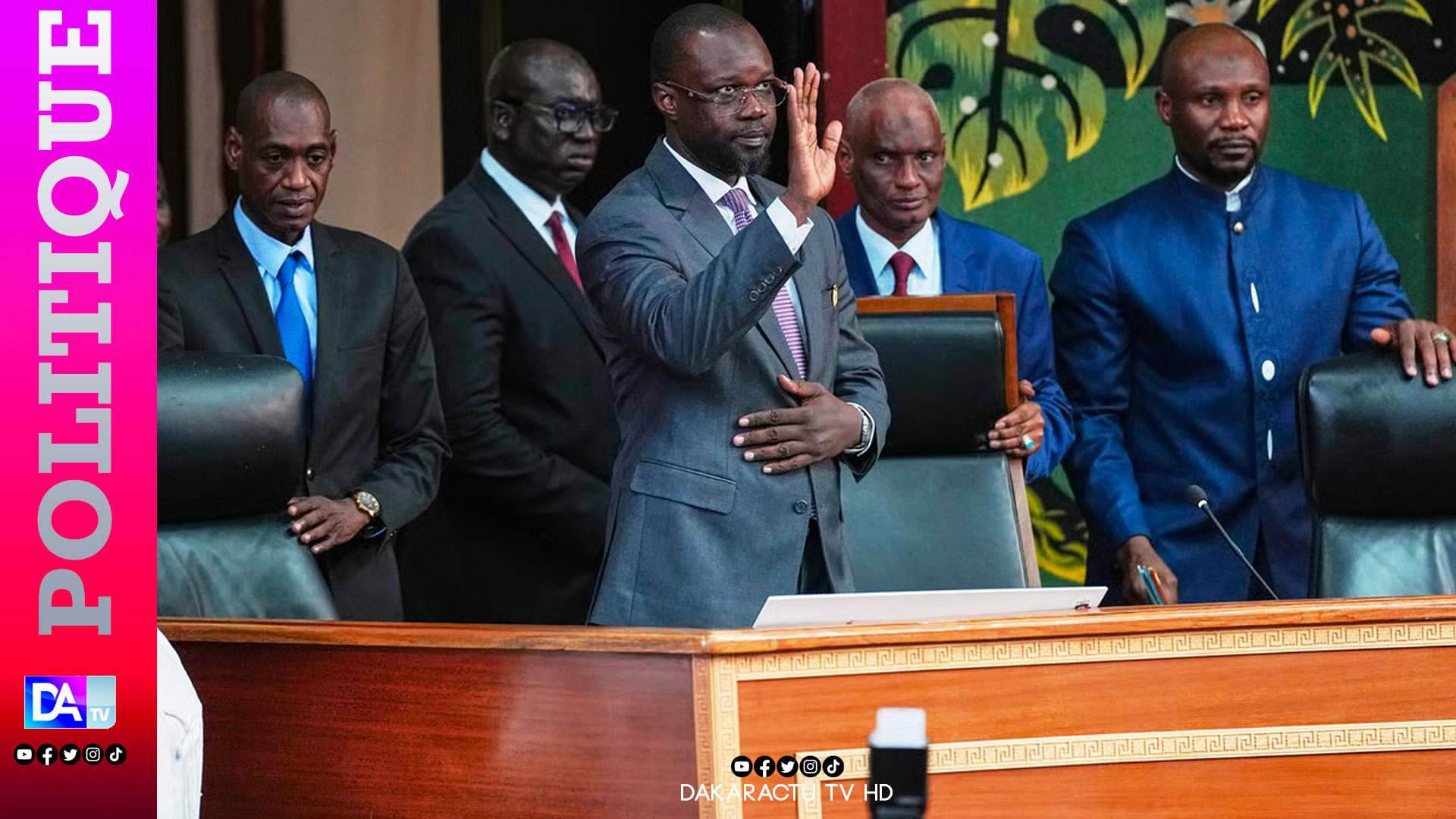 Ousmane sonko convenes national assembly bureau, signaling political tension in Senegal