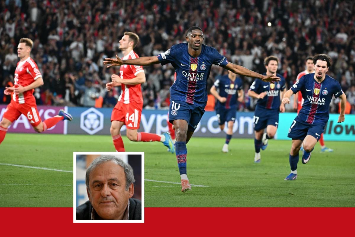 Former football legend michel platini questions the legendary psg-bayern munich match in champions league