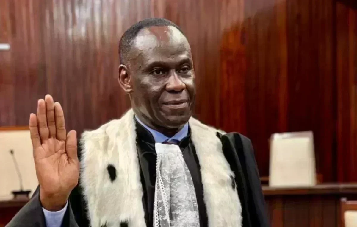 Ousmane Diagne sworn in as president of Senegal's Constitutional Council Ousmane Diagne sworn in as president of Senegal's Constitutional Council