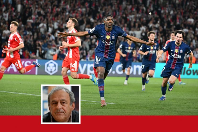 Michel Platini reflecting on modern football tactics