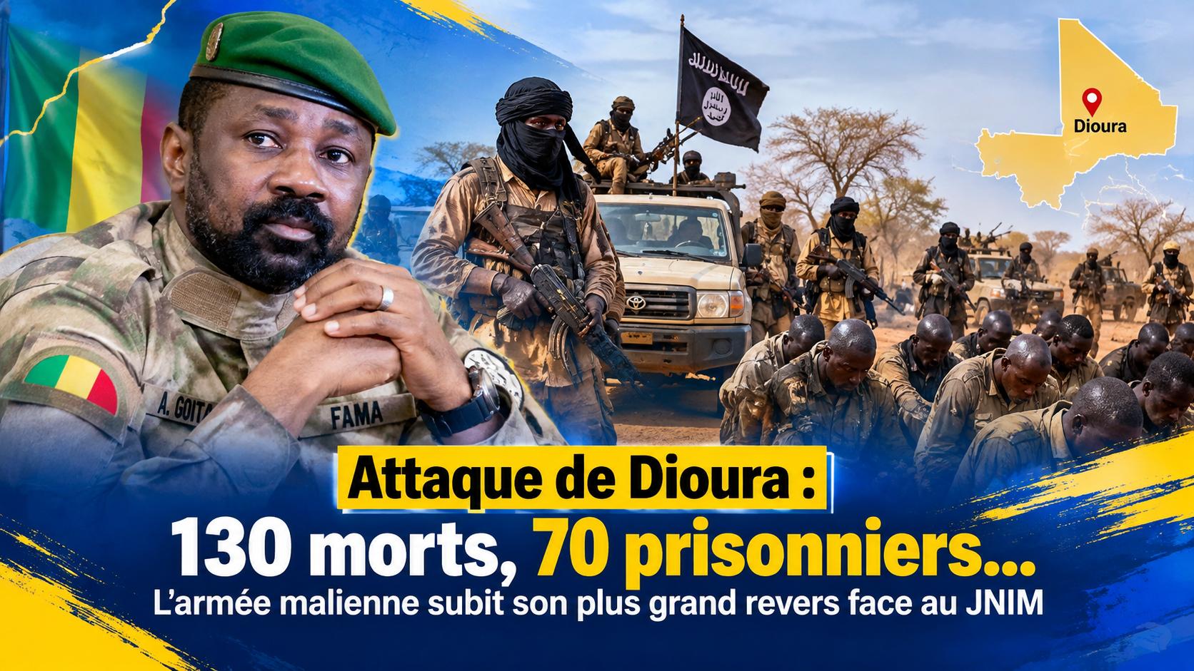 Dioura attack: 130 soldiers killed, 70 captured — Mali’s army faces its worst defeat yet