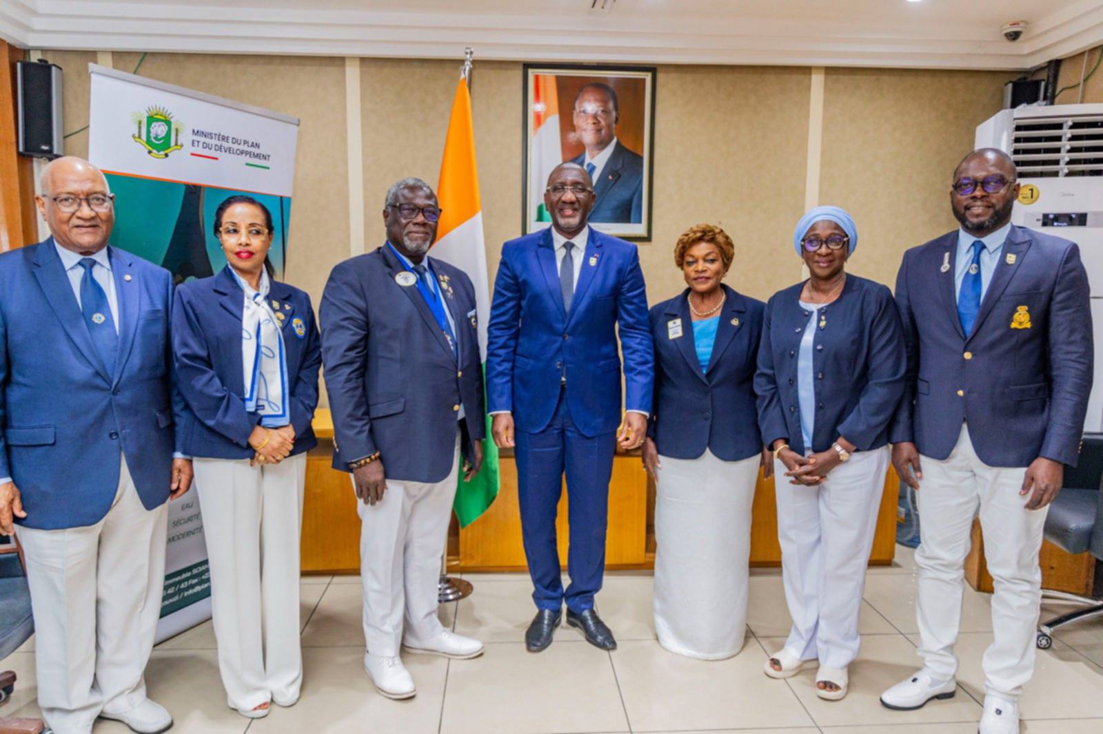 Lions club international governor begins regional tour in Côte d’Ivoire, aligns with PND 2026-2030