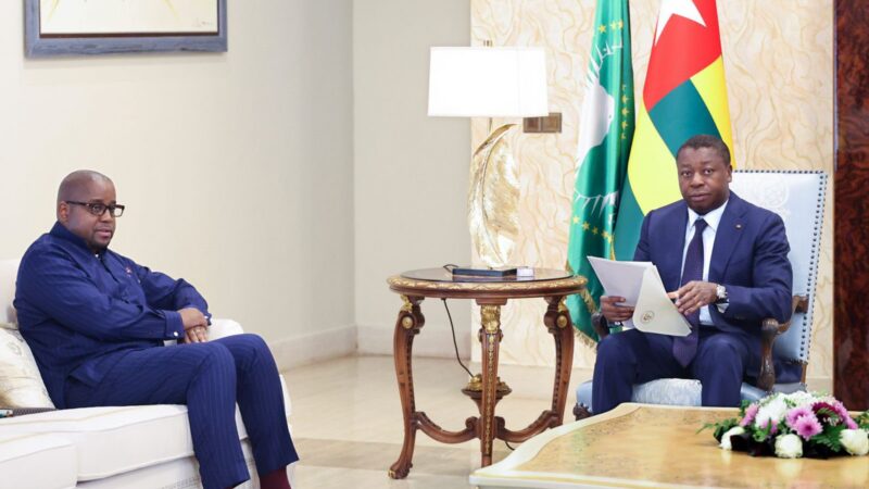 Togo’s mediation turns the page: Faure Gnassingbé receives Kinshasa’s envoy in Lomé
