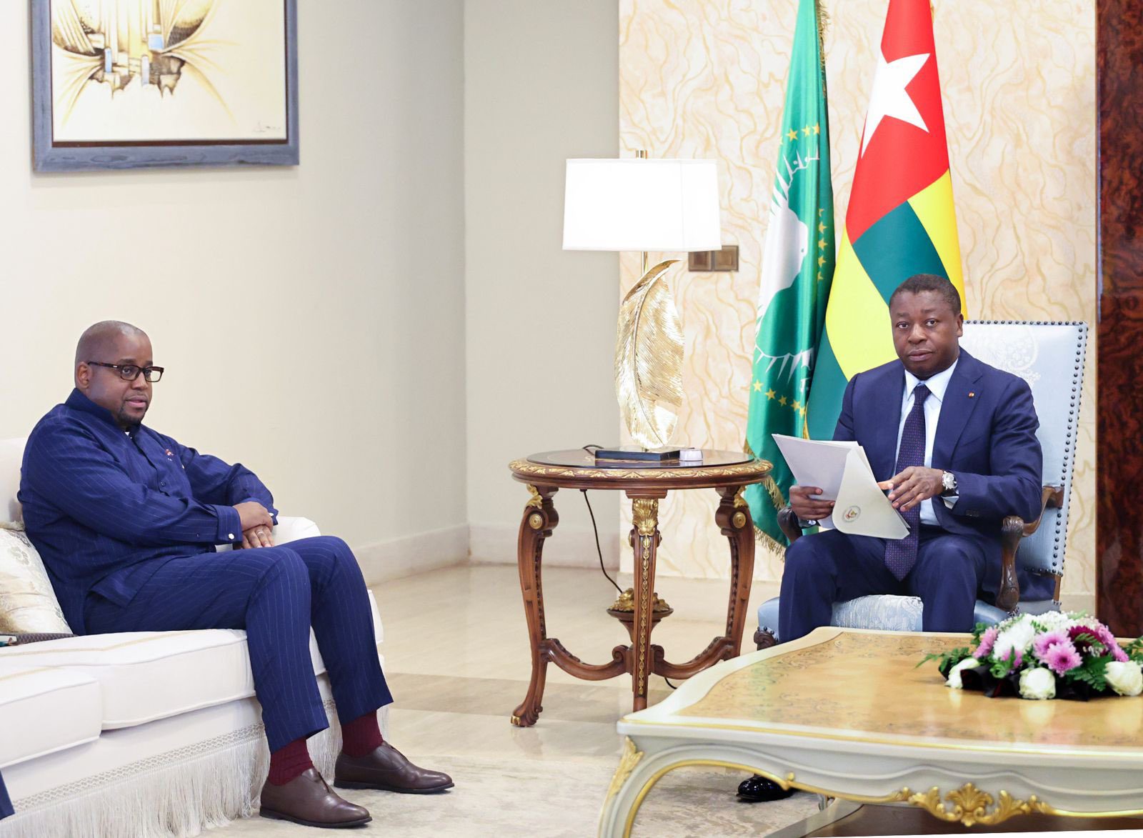 Togo’s mediation turns the page: Faure Gnassingbé receives Kinshasa’s envoy in Lomé